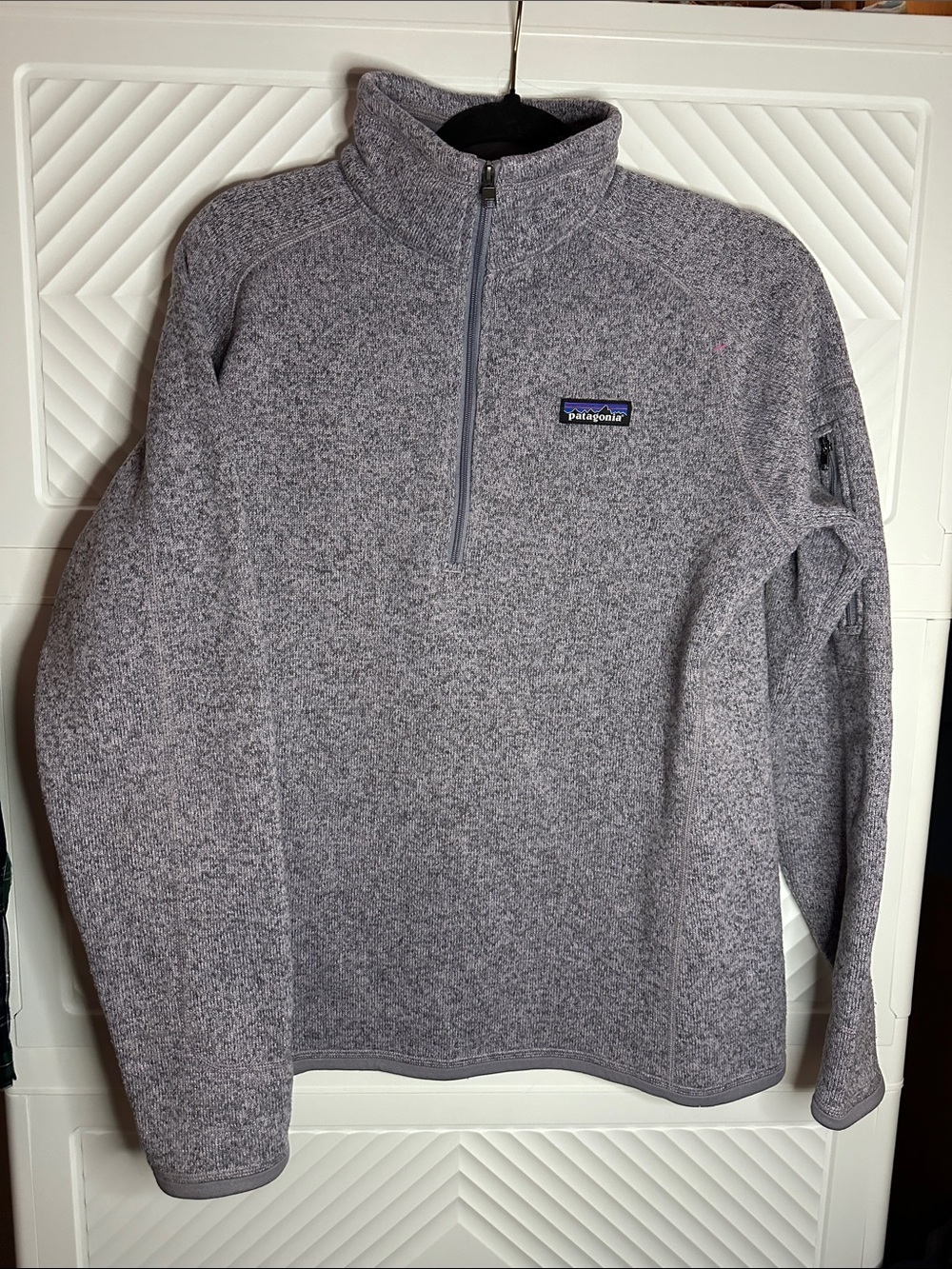 Patagonia Heather lavender Half-Zip Sweatshirt